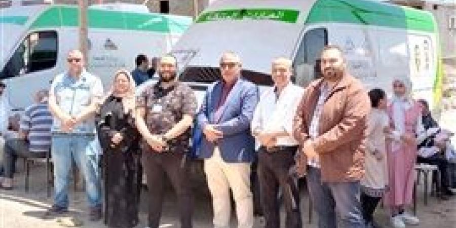الكشف علي 796 مواطنا خلال قافلة طبية مجانية بكفر الشيخ