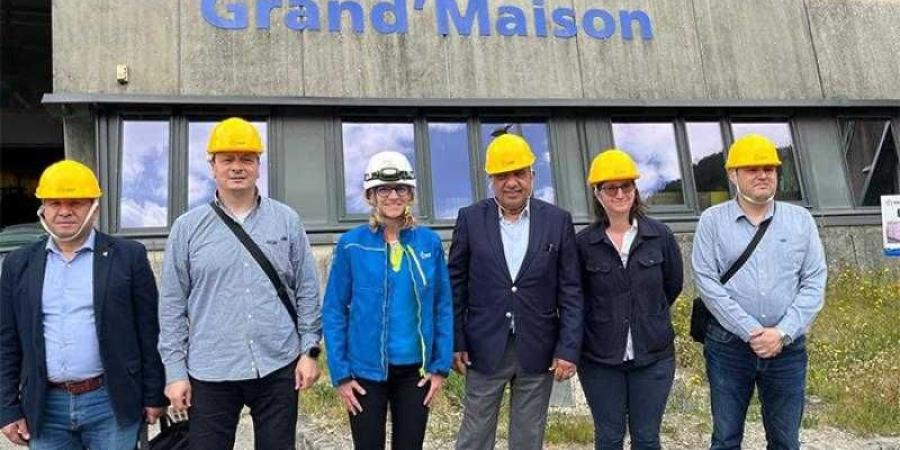 وزير الكهرباء يتفقد محطة ”Grand Maison” كأكبر محطات الطاقة الكهرومائية فى أوروبا تعمل بنظام الضخ والتخزين