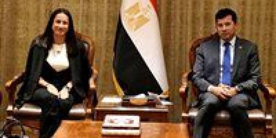 بالصور.. وزير الشباب والرياضة يبحث مع مسؤولي شركة "أديداس" سبل التعاون المشترك