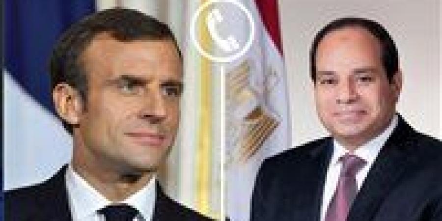 الرئيس السيسي ونظيره الفرنسي يبحثان تعزيز التعاون بالمجالات محل الاهتمام المشترك