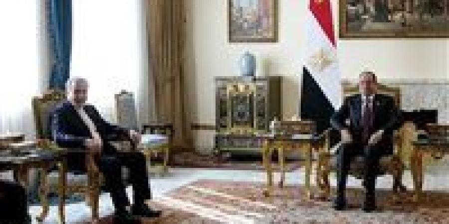 الرئيس السيسي يبحث مع وزير الخارجية الإيراني تعزيز التعاون المشترك