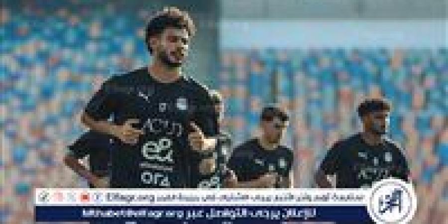 نبيل عماد دونجا يشارك في التدريبات الجماعية استعدادًا لنهائي كأس مصر
