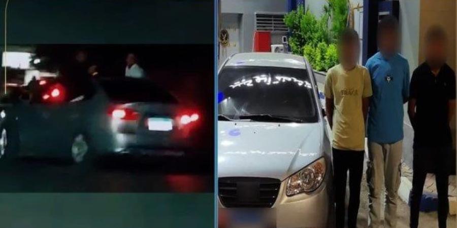 حركات استعراضية وتعريض حياة الغير للخطر.. ضبط قائد سيارة في الشرقية «فيديو»