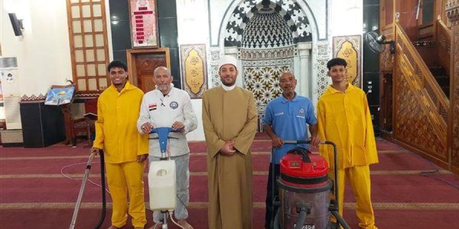 استعدادا لعيد الأضحى.. أوقاف البحر الأحمر تبدأ حملات تطهير وتعقيم المساجد