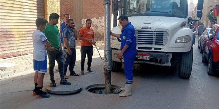 مياه المنوفية: تطهير محطات رفع وشبكات الصرف الصحى استعدادًا لاستقبال عيد الأضحي