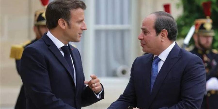 السيسي وماكرون يؤكدان على أهمية وقف إطلاق النار بغزة وتبادل الرهائن وإدخال المساعدات