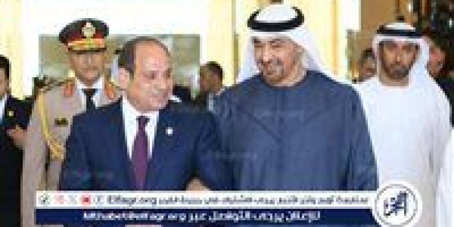 "الرئيس السيسي يعود من الإمارات بعد قمة استراتيجية مع محمد بن زايد لتعزيز الشراكة الإقليمية"