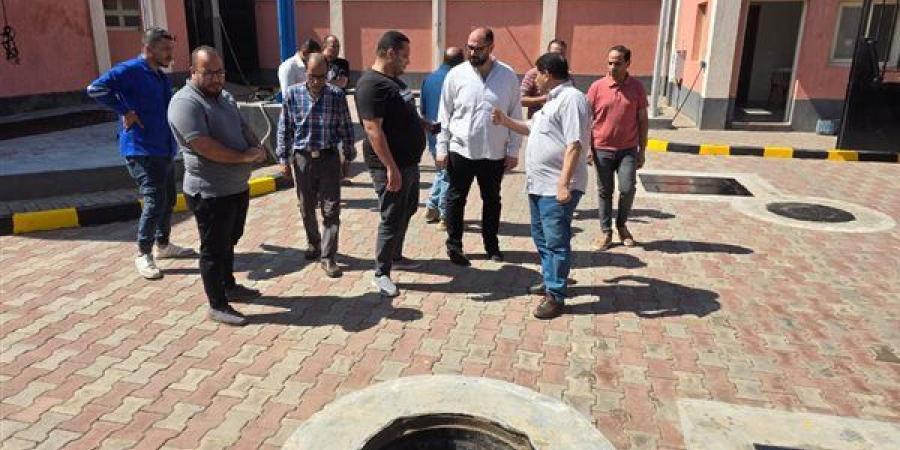 رئيس مياه المنوفية يتفقد مشروعات srssp الممولة من البنك الدولي والآسيوي بتلا