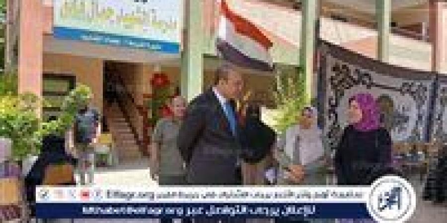 وكيل صحة الدقهلية يتفقد “من بدري أمان” بمدرسة الشهيد جمال فائق بأجا