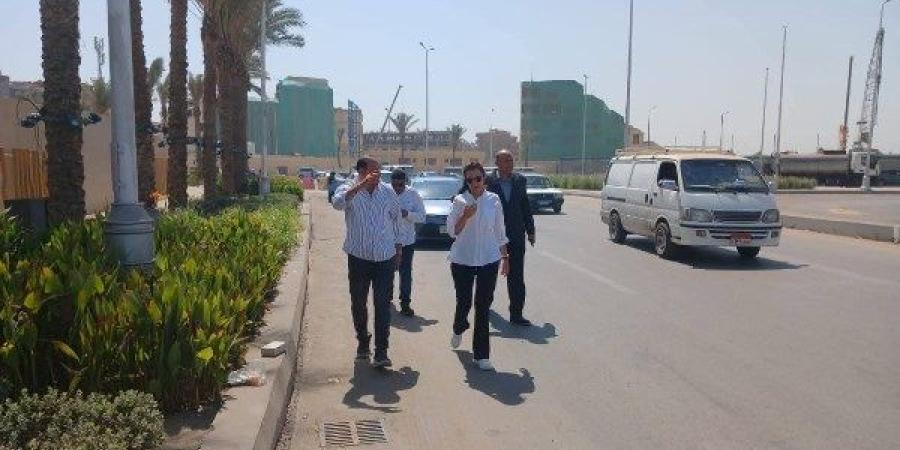 نائب محافظ الجيزة تتفقد موقع حادث اصطدام سيارة نقل بالجزيرة الوسطى بطريق مصر – إسكندرية الصحراوي