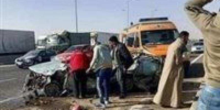 من الدقهلية.. مصرع عامل وإصابة سائق فى حادث صحراوي المنيا