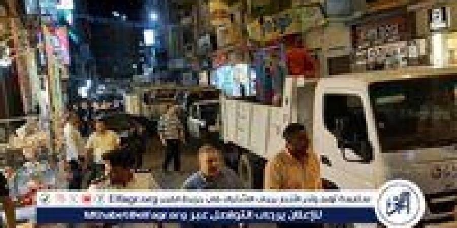 إزالة 638 حالة إشغال طريق في مدينة دمنهور بالبحيرة (صور)