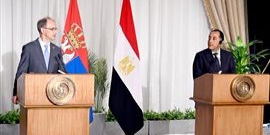 ماتسوت رئيس الوزراء الصربي :مصر هي نقطة الاستقرار في منطقة الشرق الأوسط