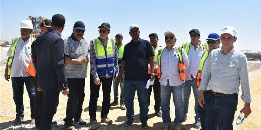 وفد بنك التنمية الإفريقي يتابع أعمال تنفيذ مشروع الصرف الصحي المتكامل بالأقصر.. صور