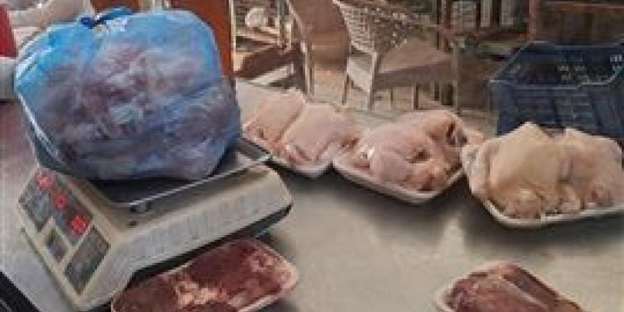 ضبط 255 كيلو لحوم ودواجن غير صالحة للاستهلاك الآدمي ببيلا