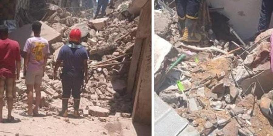 5 أسر تحت الأنقاض.. فرق الإنقاذ تواصل البحث عن ضحايا عقارين حدائق القبة المنهارين