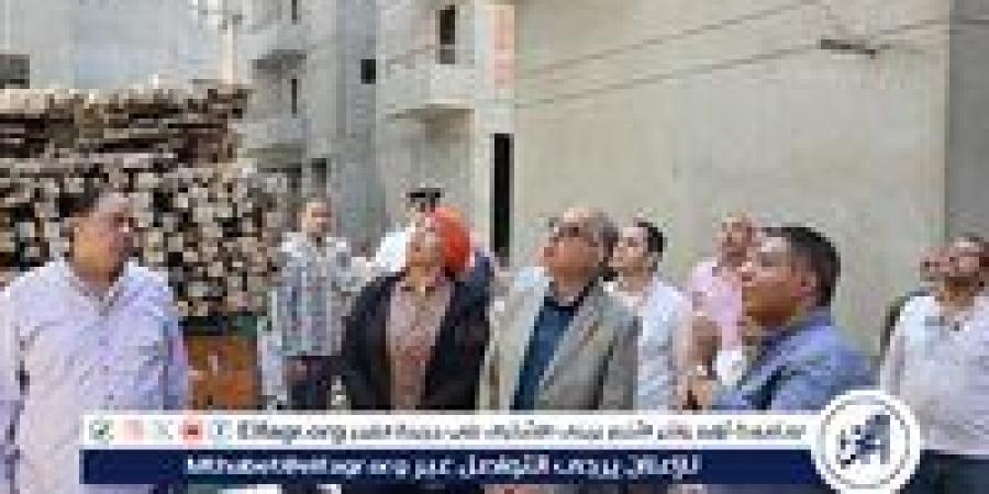 محافظ المنيا يتفقد مشروع المجمع السكني بديل عمارات الإيواء بمنطقة أبو هلال السلخانة