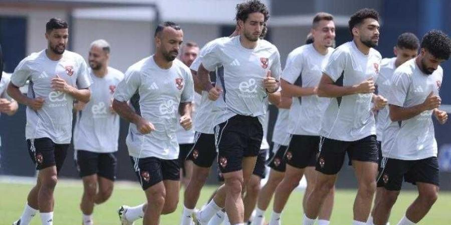 الأهلي يختتم تحضيراته لمواجهة بورتو بمران خفيف في نيوجيرسي