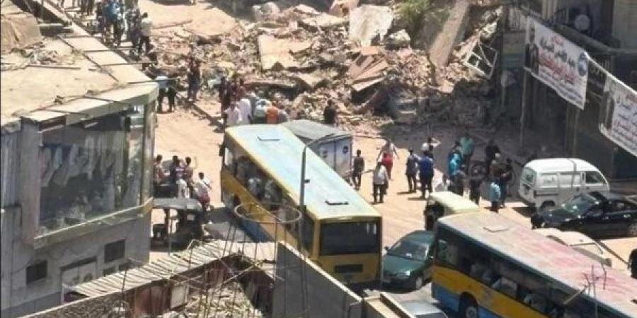 التحقيقات تكشف تفاصيل انهيار عقار بـ شبرا مصر